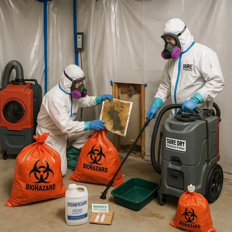 Contaminated Water Handling Protocols process in Spring Hope, NC