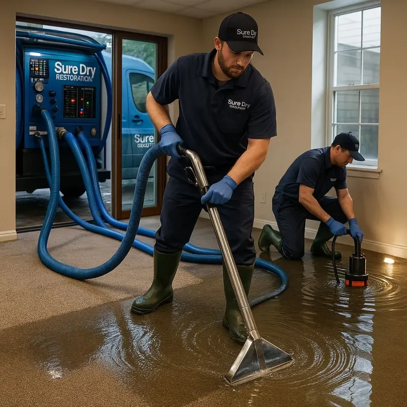 Water Extraction and Removal process in Spring Hope, NC
